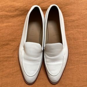Everlane modern loafers in bone leather, size 8